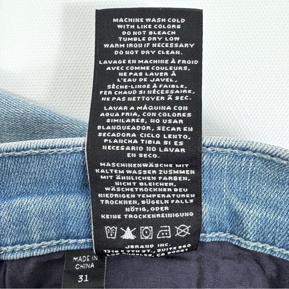 J Brand high rise light blue denim cut off jean shorts - size 31 - Picture 10 of 10